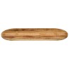 Dessus de table 140x60x2,5cm ovale bois massif de manguier brut 561108561108
