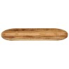 Dessus de table 110x50x2,5cm ovale bois massif de manguier brut 561109561109
