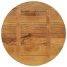 Dessus de table Ø 70x3,8 cm rond bois de manguier massif 561113561113