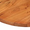 Dessus de table 110x40x3,8 cm ovale bois massif d'acacia 561114561114