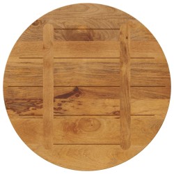 Dessus de table Ø 80x2,5 cm rond bois de manguier massif 561115561115
