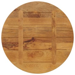 Dessus de table Ø 90x3,8 cm rond bois de manguier massif 561117561117