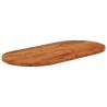 Dessus de table 100x50x3,8 cm ovale bois massif d'acacia 561119561119