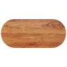 Dessus de table 110x50x3,8 cm ovale bois massif d'acacia 561120561120