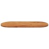 Dessus de table 110x50x3,8 cm ovale bois massif d'acacia 561120561120