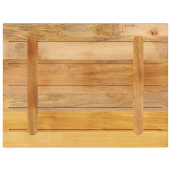 Dessus de table rectangulaire bois massif de manguier brut 561123561123