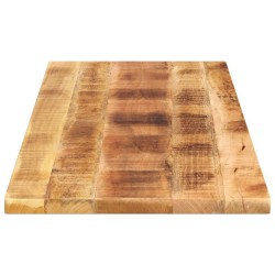 Dessus de table rectangulaire bois massif de manguier brut 561134561134