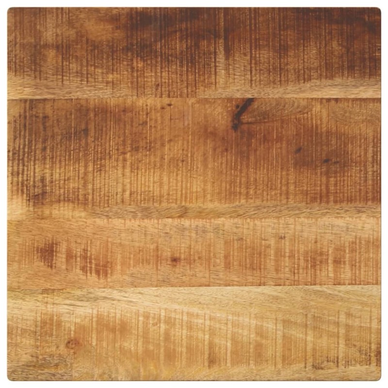 Dessus de table 60x60x3,8 cm carré bois massif de manguier brut 561135561135