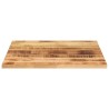 Dessus de table 80x80x1,5 cm carré bois massif de manguier brut 561146561146