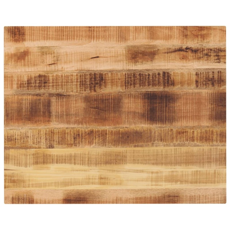 Dessus de table rectangulaire bois massif de manguier brut 561147561147