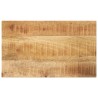 Dessus de table rectangulaire bois massif de manguier brut 561156561156