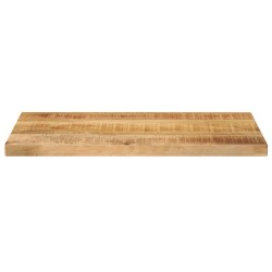 Dessus de table rectangulaire bois massif de manguier brut 561156561156