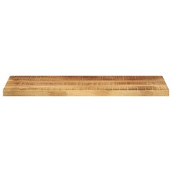 Dessus de table rectangulaire bois massif de manguier brut 561158561158