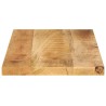Dessus de table rectangulaire bois massif de manguier brut 561163561163