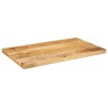 Dessus de table rectangulaire bois massif de manguier brut 561164561164