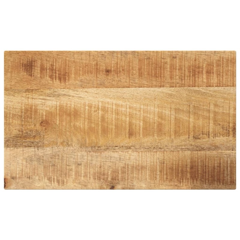 Dessus de table rectangulaire bois massif de manguier brut 561165561165