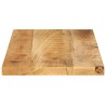 Dessus de table rectangulaire bois massif de manguier brut 561165561165