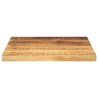 Dessus de table 40x40x3,8 cm carré bois massif de manguier brut 561170561170