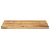 Dessus de table rectangulaire bois massif de manguier brut 561171561171