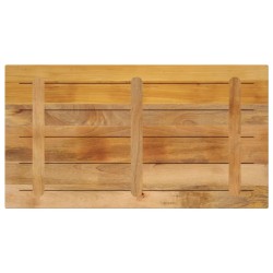 Dessus de table rectangulaire bois massif de manguier brut 561177561177