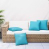 Coussins Éparpillés Uni 4 pcs Turquoise 40 x 40 cm 561198561198