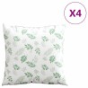 Coussins Éparpillés Feuille 4 pcs Motif feuille 40 x 40 cm 561199561199