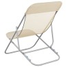 Chaises plage pliantes lot de 2 textilène acier enduit poudre 561208561208