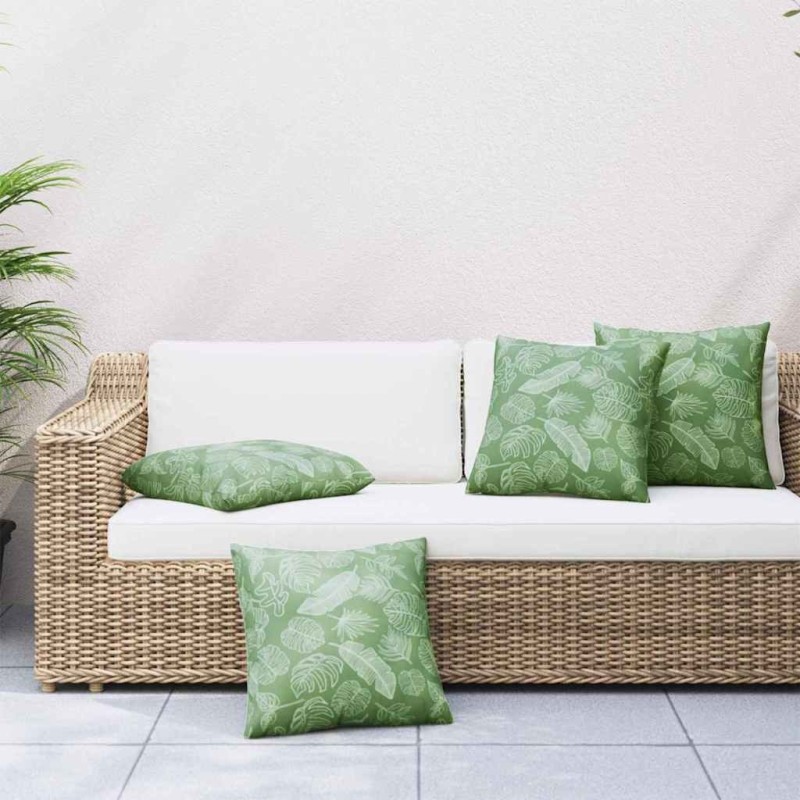 Coussins Éparpillés Feuille 4 pcs Motif feuille 40 x 40 cm 561211561211