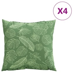 Coussins Éparpillés Feuille 4 pcs Motif feuille 40 x 40 cm 561211561211