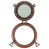 Miroir en forme de porthole mural Ø23 cm aluminium et verre 561215561215