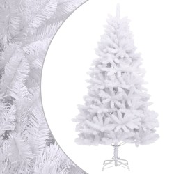Sapin de Noël artificiel à charnières avec support blanc 300 cm 561219561219