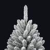 Sapin de Noël artificiel à charnières avec neige floquée 150 cm 561221561221