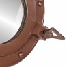 Miroir en forme de hublot mural Ø30 cm aluminium et verre 561222561222