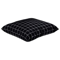 Coussins Éparpillés À carreaux 4 pcs Carreaux Noirs 60 x 60 cm 561225561225