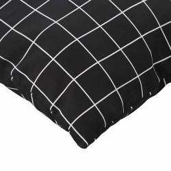 Coussins Éparpillés À carreaux 4 pcs Carreaux Noirs 60 x 60 cm 561225561225