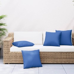 Coussins de canapé 4 pcs bleu royal 60x60 cm tissu 561231561231