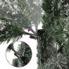 Sapin de Noël artificiel à charnières avec neige floquée 210 cm 561235561235