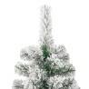 Sapin de Noël artificiel à charnières avec neige floquée 210 cm 561235561235