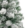 Sapin de Noël artificiel à charnières avec neige floquée 210 cm 561235561235