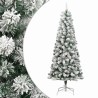 Sapin de Noël artificiel à charnières avec neige floquée 180 cm 561236561236