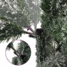 Sapin de Noël artificiel à charnières avec neige floquée 180 cm 561236561236