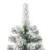 Sapin de Noël artificiel à charnières avec neige floquée 180 cm 561236561236