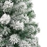 Sapin de Noël artificiel à charnières avec neige floquée 180 cm 561236561236