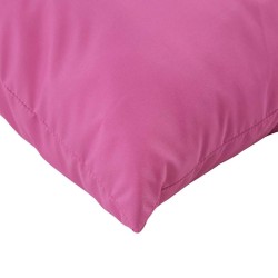 Coussins Éparpillés 4 pcs Rose 40 x 40 cm Tissu en Polyester 561238561238