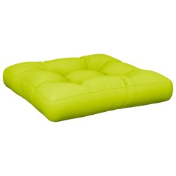 Coussin de palette vert brillant 60x60x12 cm tissu 561243561243