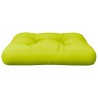 Coussin de palette vert brillant 60x60x12 cm tissu 561243561243