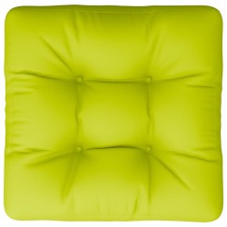 Coussin de palette vert brillant 60x60x12 cm tissu 561243561243