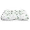 Coussin de palette motif de feuilles 60x60x12 cm tissu 561249561249