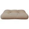 Coussin de palette taupe 60x60x12 cm tissu 561250561250
