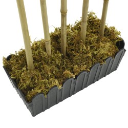 Bambou artificiel 730 feuilles 120 cm vert 561255561255